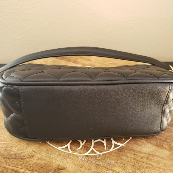 Juicy Couture Black Flawless Shoulder Bag & Slim Elongated Bifold Wallet NWT - Picture 5 of 16